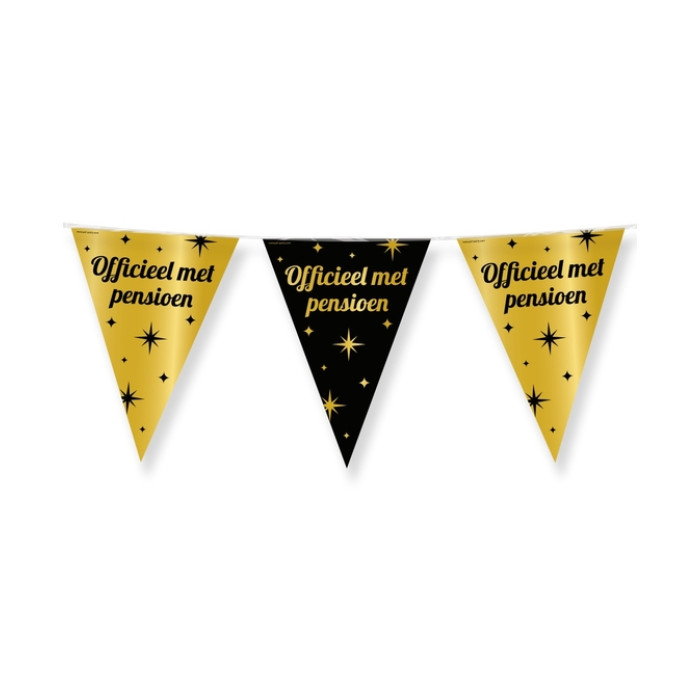 Classy Party flags foil Pensioen