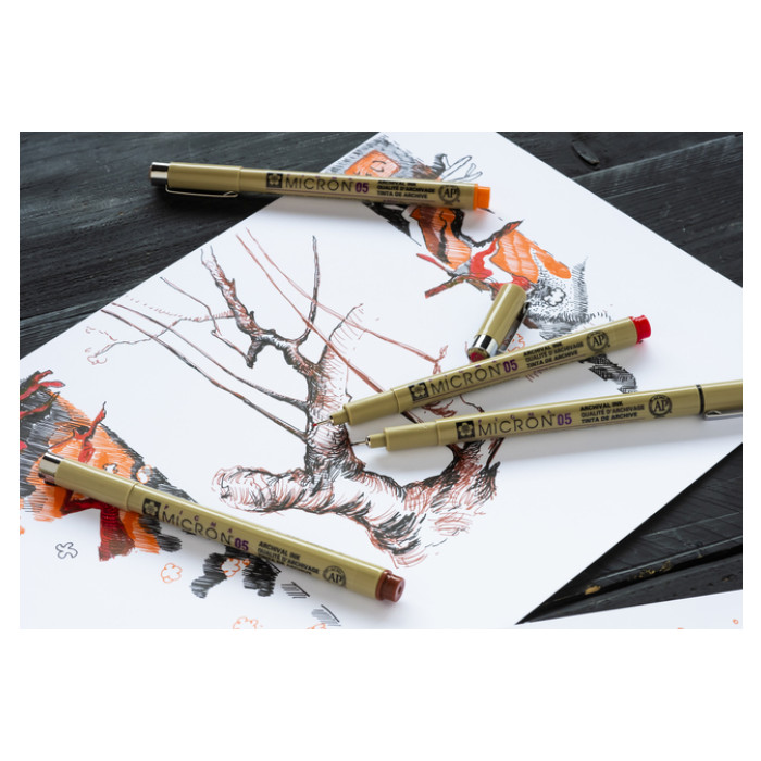 Fineliner Sakura x Van Gogh Museum set à 4 kleuren assorti