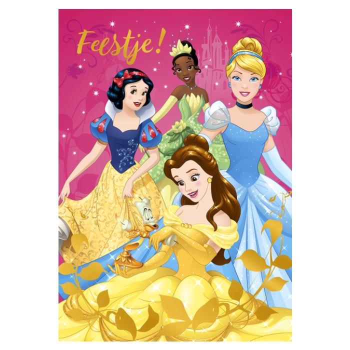 Uitnodigingen GirlsDisney Princess