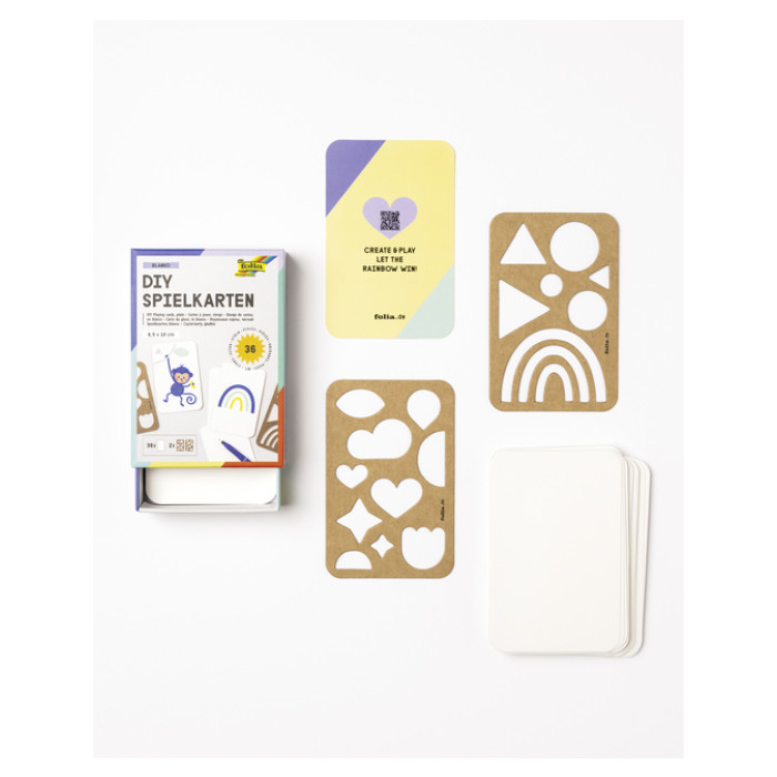 Speelkaarten Folia Blanco 6.5x10cm pak à 36 stuks