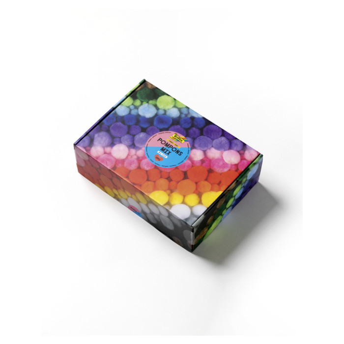 Pompons Folia 200 gram assorti