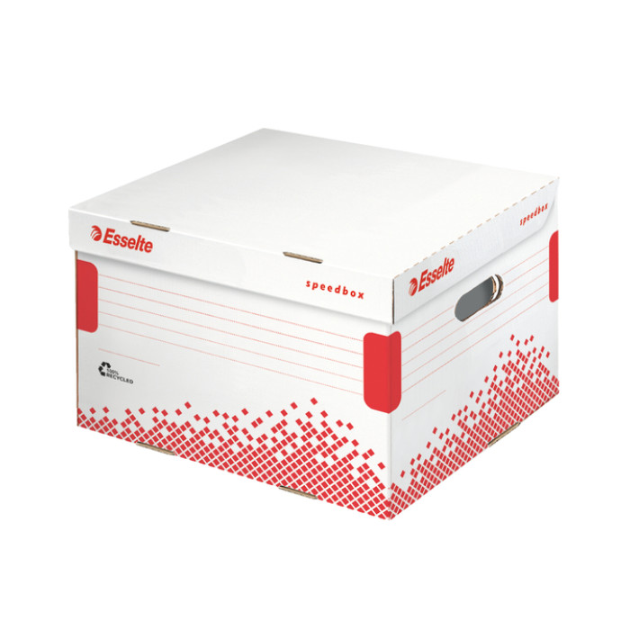 Opberg- en transportdoos Esselte Speedbox 433x263x364mm wit