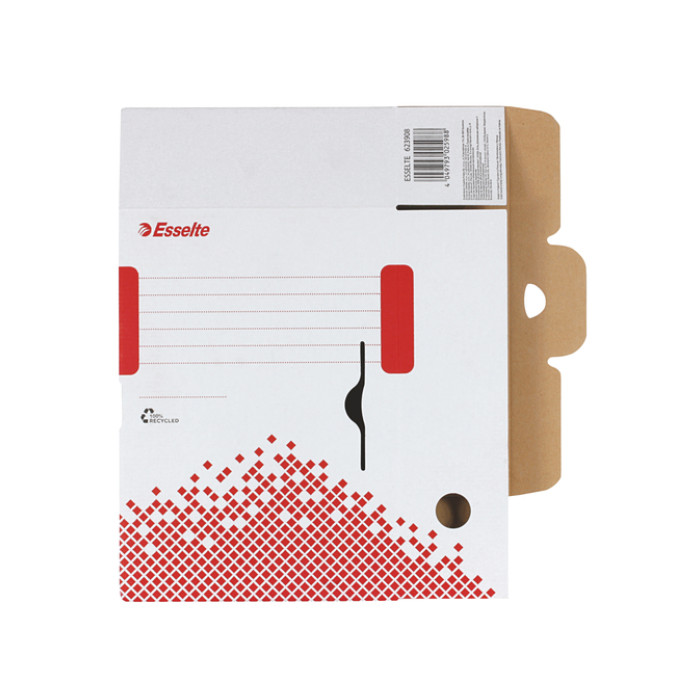 Archiefdoos Esselte Speedbox 100x250x350mm wit