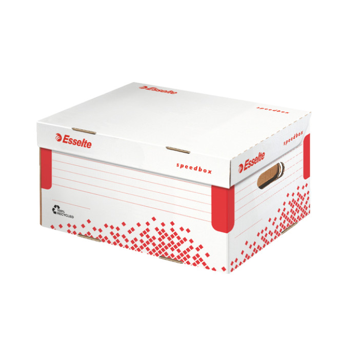 Opberg- en transportdoos Esselte Speedbox 355x193x252mm wit