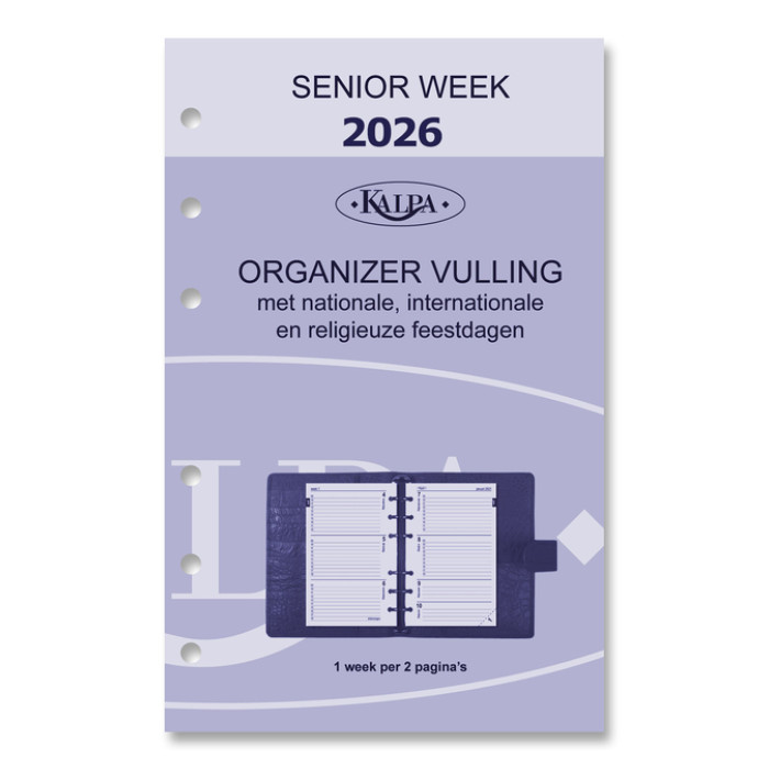 Agendavulling 2026 Kalpa Senior 7dagen/2pagina's