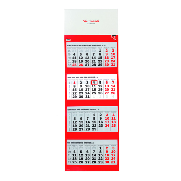 4-Maandskalender 2026 Quantore