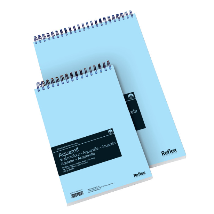 Aquarelblok Schoellershammer A4 spiraal 30 vel 300gr