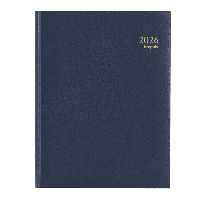Agenda 2026 Brepols Timing Lima 7dagen/2pagina's viertalig blauw
