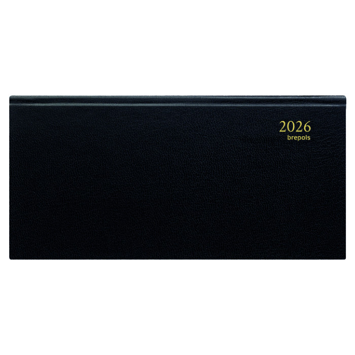 Agenda 2026 Brepols Breprint Lima 7dagen/2pagina's 14maands zwart