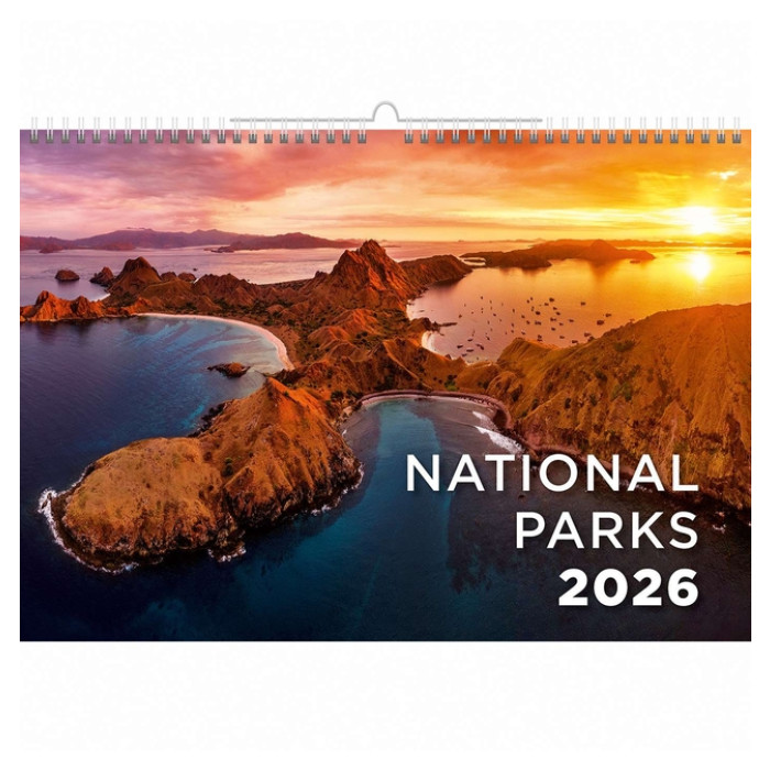 Kalender 2026 Helma 365 31.5x45cm Nationale parken