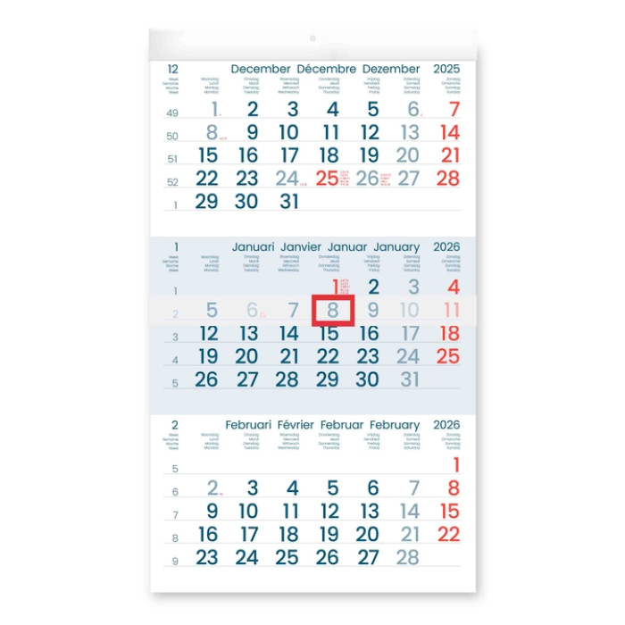 3-Maandskalender 2026 INNI Manager