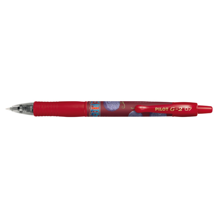 Gelschrijver PILOT G-2-07 One Piece medium rood