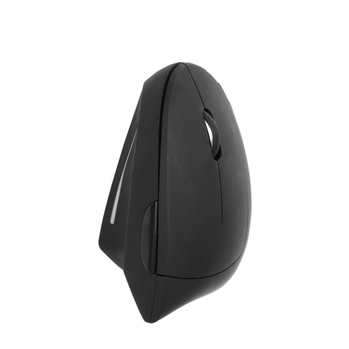 Muis Quantore ergonomisch draadloos USB-A adapter zwart