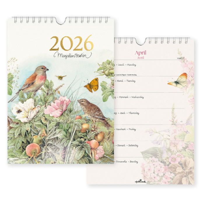 Kalender 2026 Marjolein Bastin vogels 7dagen/1pagina
