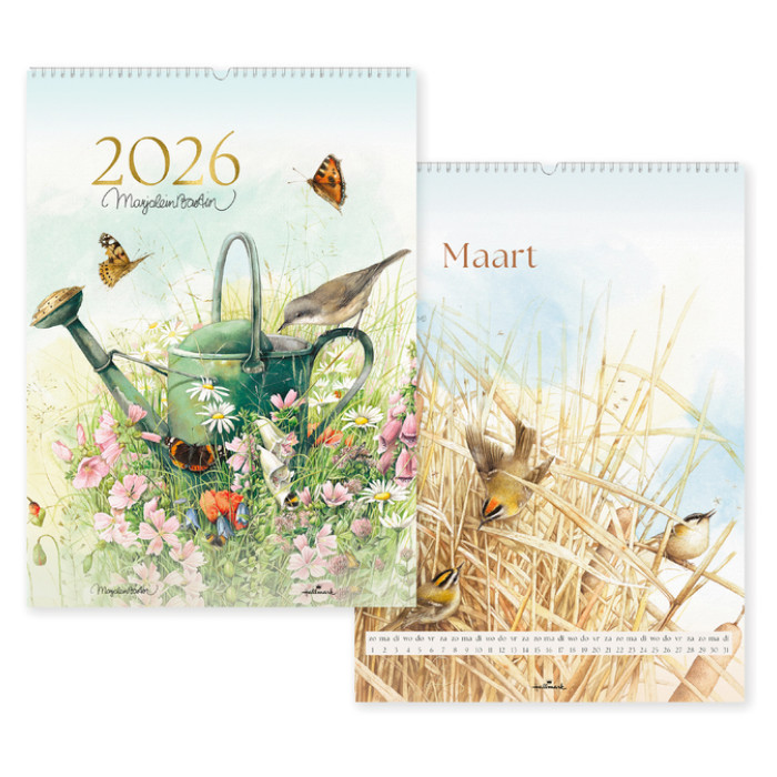 Maandkalender 2026 Marjolein Bastin XL 1maand/1pagina