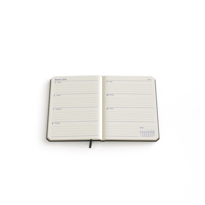 Agenda 2026 de KEMPEN Weekly Planner Pocket 7dagen/2pagina's assorti