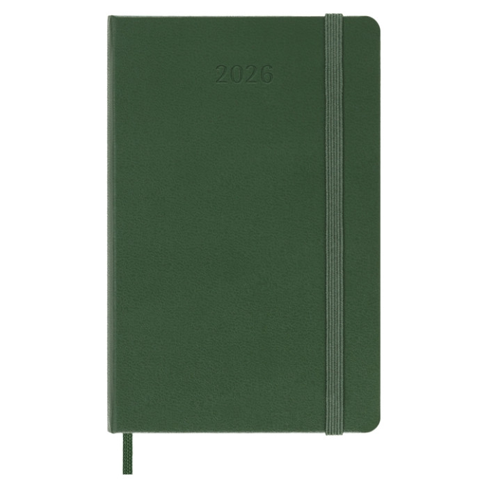 Agenda 2026 Moleskine 12M Planner Weekly 7dagen/1pagina pocket hc myrtle green