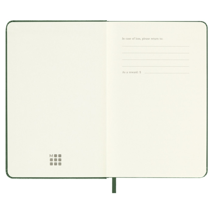 Agenda 2026 Moleskine 12M Planner Weekly 7dagen/1pagina pocket hc myrtle green