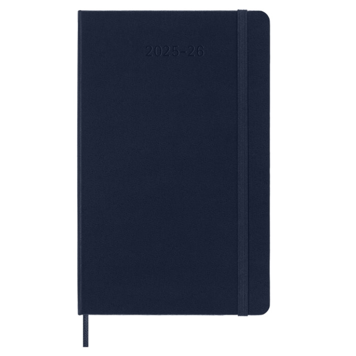 Agenda 2025/2026 Moleskine 18M Planner Weekly 7dagen/1pagina large hc sapphire blue