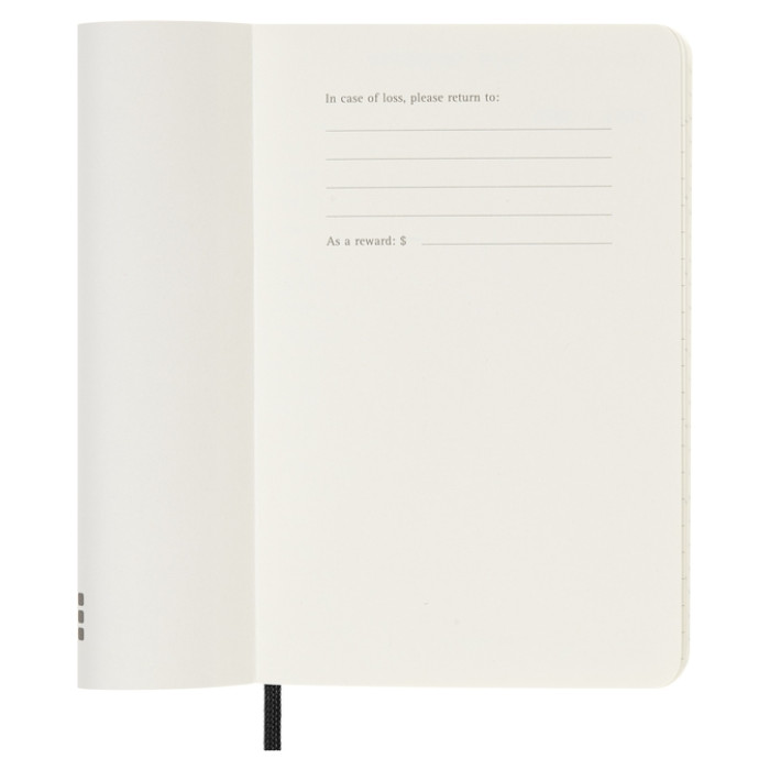 Agenda 2025/2026 Moleskine 18M Planner Weekly 7dagen/1pagina pocket sc black
