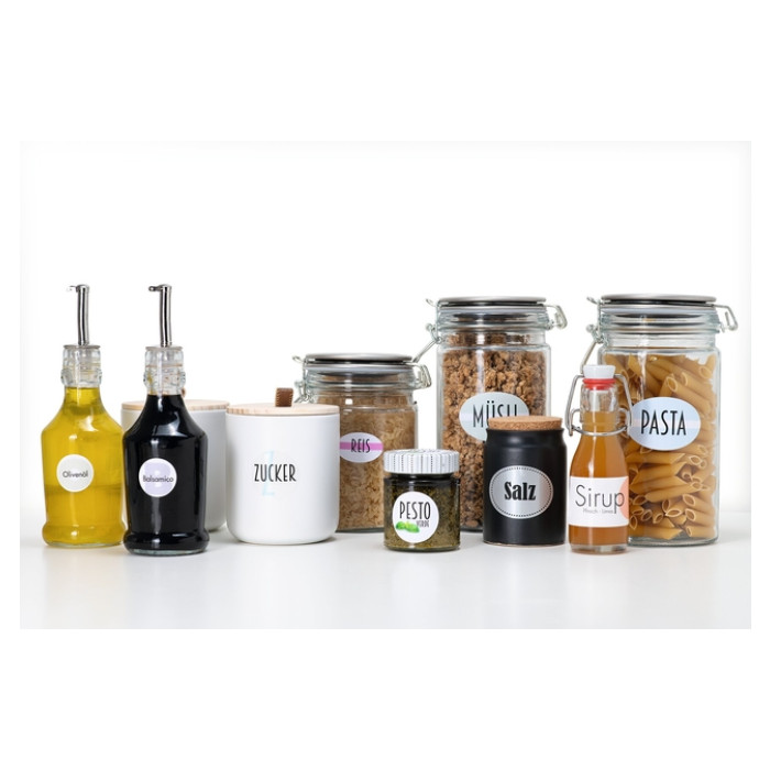 Etiket HERMA 4380 ovaal 40.6x25.4mm wit 900 etiketten