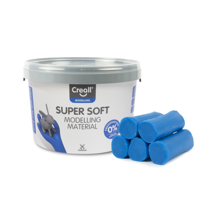 Klei Creall supersoft blauw 1750gram