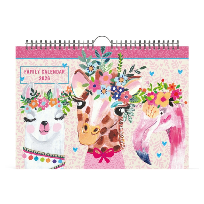 Familiekalender 2026 Lannoo 310x220 Paper Salad 7dagen/1pagina