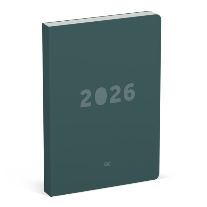 Agenda 2026 Lannoo A5 QC Colour 1dag/1pagina groen