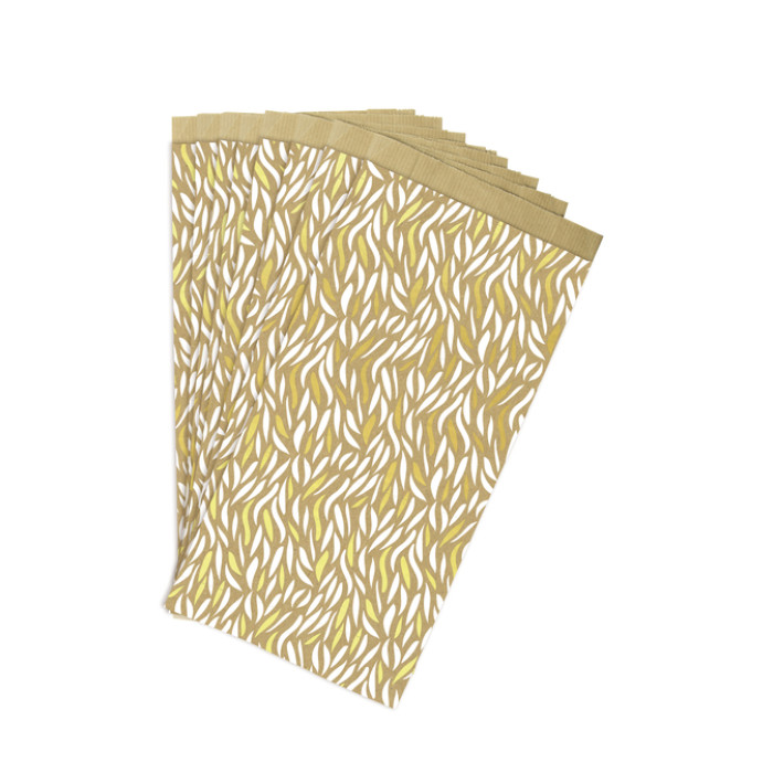 Cadeauzak Clairefontaine 12x24x4.5cm kraft golven 50 stuks