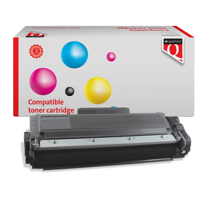 Toner Quantore alternatief tbv brother TN-2510XL Zwart HC