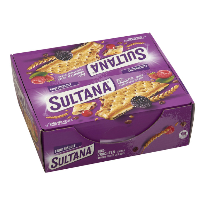 Fruitbiscuit Sultana bosvruchten 3-pack