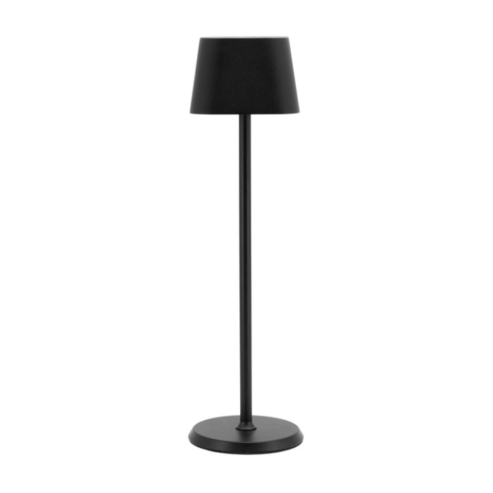 Tafellamp Securit Georgina LED oplaadbaar dimbaar zwart
