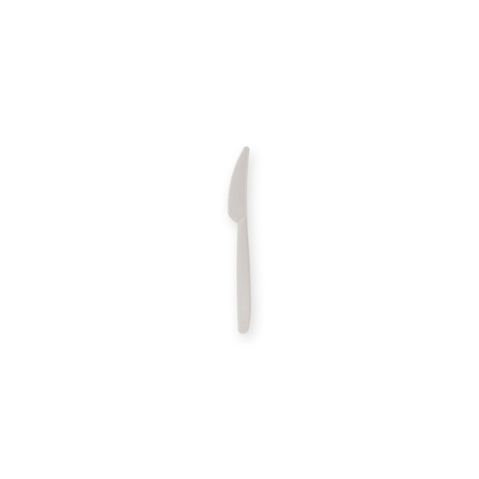 Mes IEZZY herbruikbaar PP 185mm 50 stuks wit