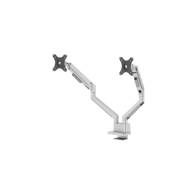 Monitorarm Neomounts NEXT Slim 2 schermen 32 inch zilver
