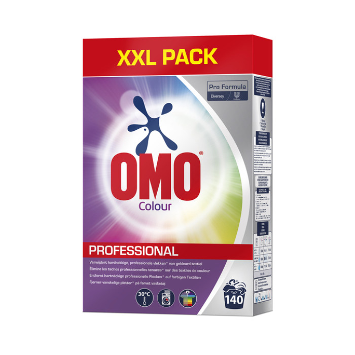 Wasmiddel Omo Pro Formula poeder color 7kg 140 scoops