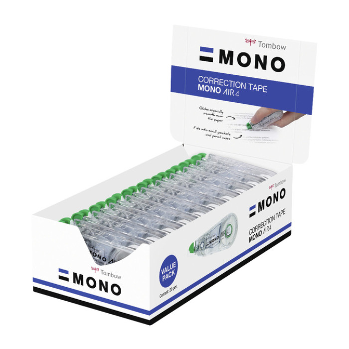 Correctietape Tombow MONO 4.2mmx10m 20 stuks