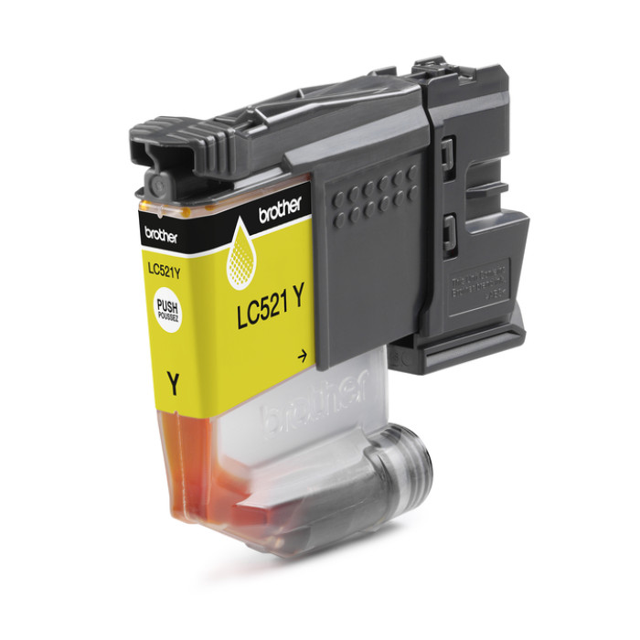 Inktcartridge Brother LC-521Y geel