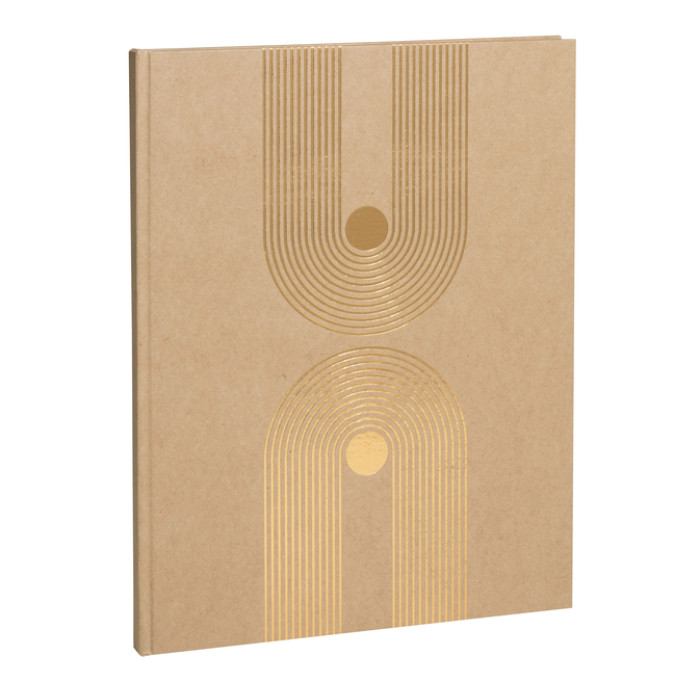 Gastenboek Exacompta Graphik 270x220mm blanco kraft