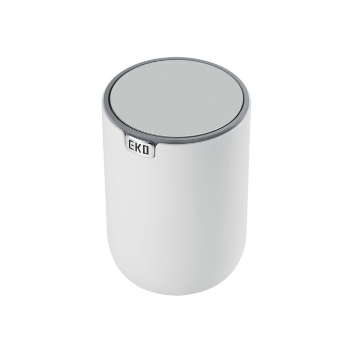 Afvalbak EKO Fandy 2 tafelmodel met swingdeksel 1,5 liter wit