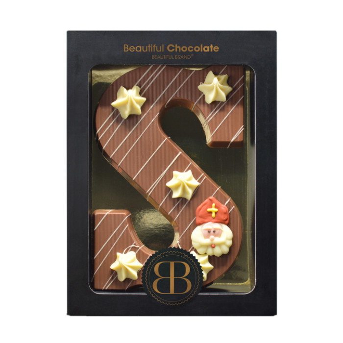 Chocoladeletter BB luxe melk S 220 gram
