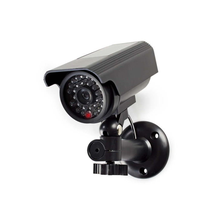 Dummy beveiligingscamera Nedis bullet solar buiten grijs