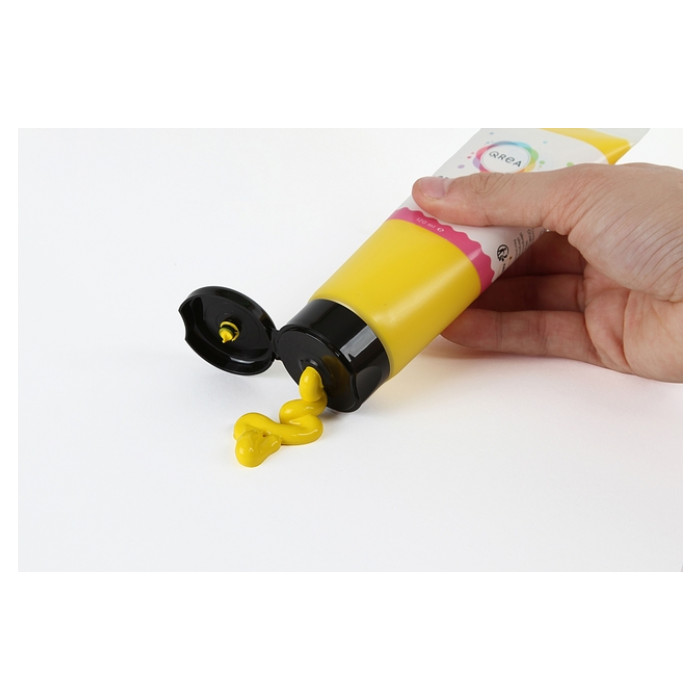 Acrylverf Qrea 120 ml primair geel