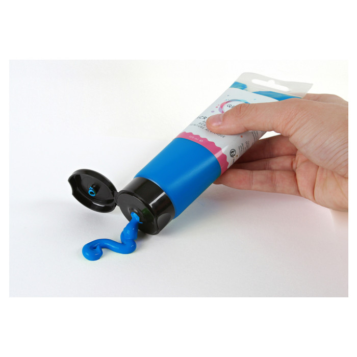 Acrylverf Qrea 120 ml primair blauw
