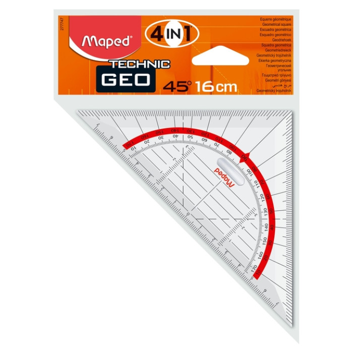 Geodriehoek Maped Geometric 16cm
