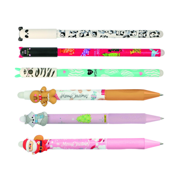 Gelschrijver Online Magixx cap animal 0.7mm assorti
