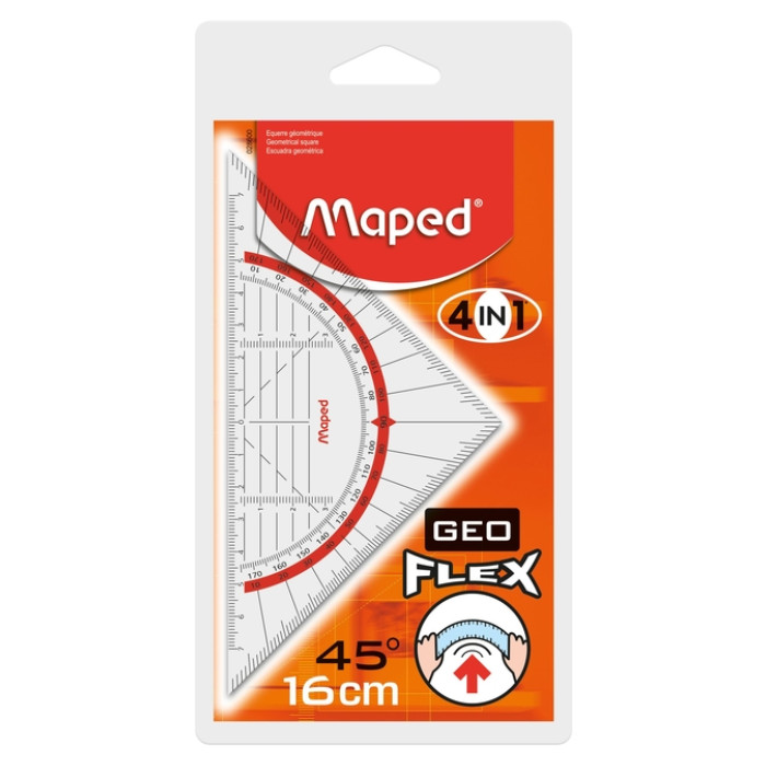 Geodriehoek Maped Geo-Flex 16cm