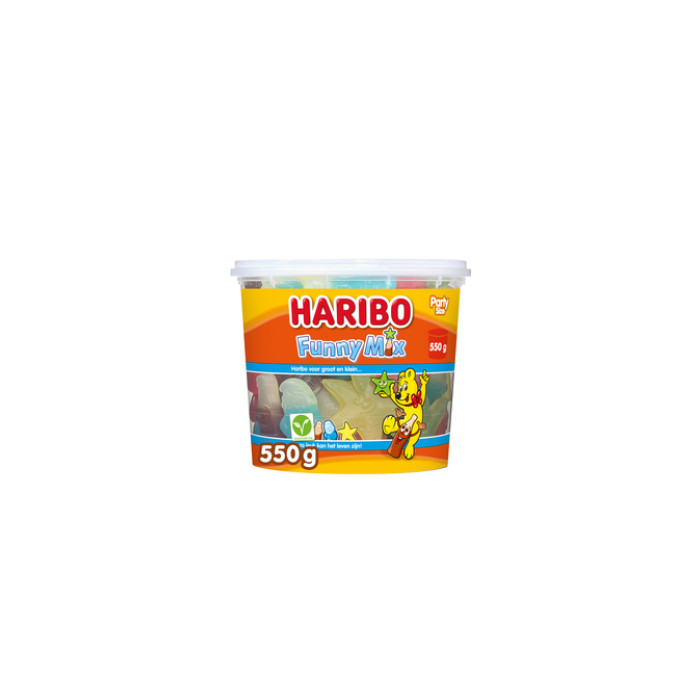 Snoep Haribo Funny Mix 550gr