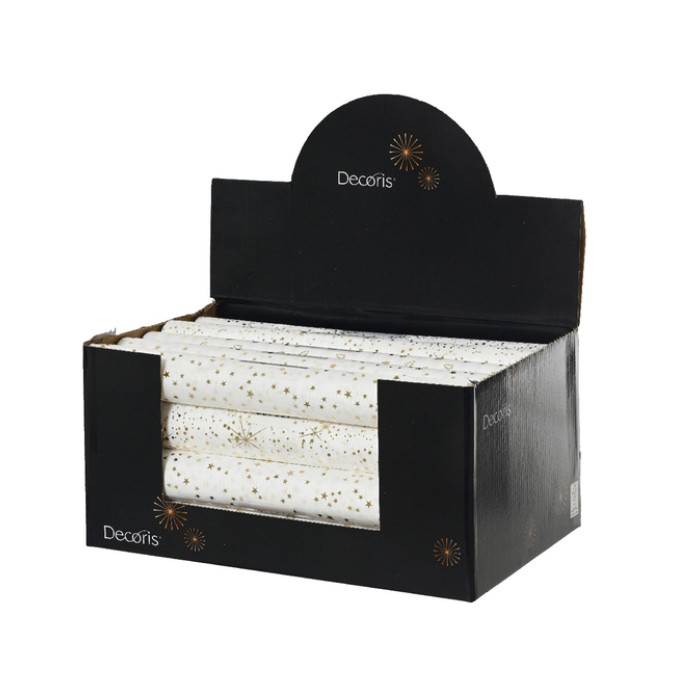 Tafelloper Decoris polyster 200x35cm 3 dessins assorti