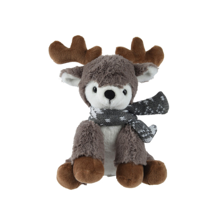 Knuffel hert Decoris 17cm