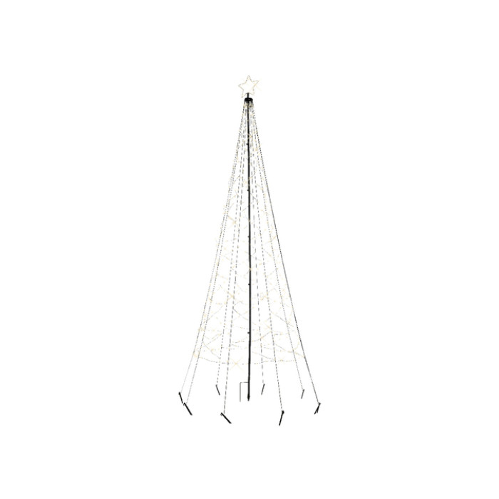 Kerstboom LED Lumineo ijzer 200cm